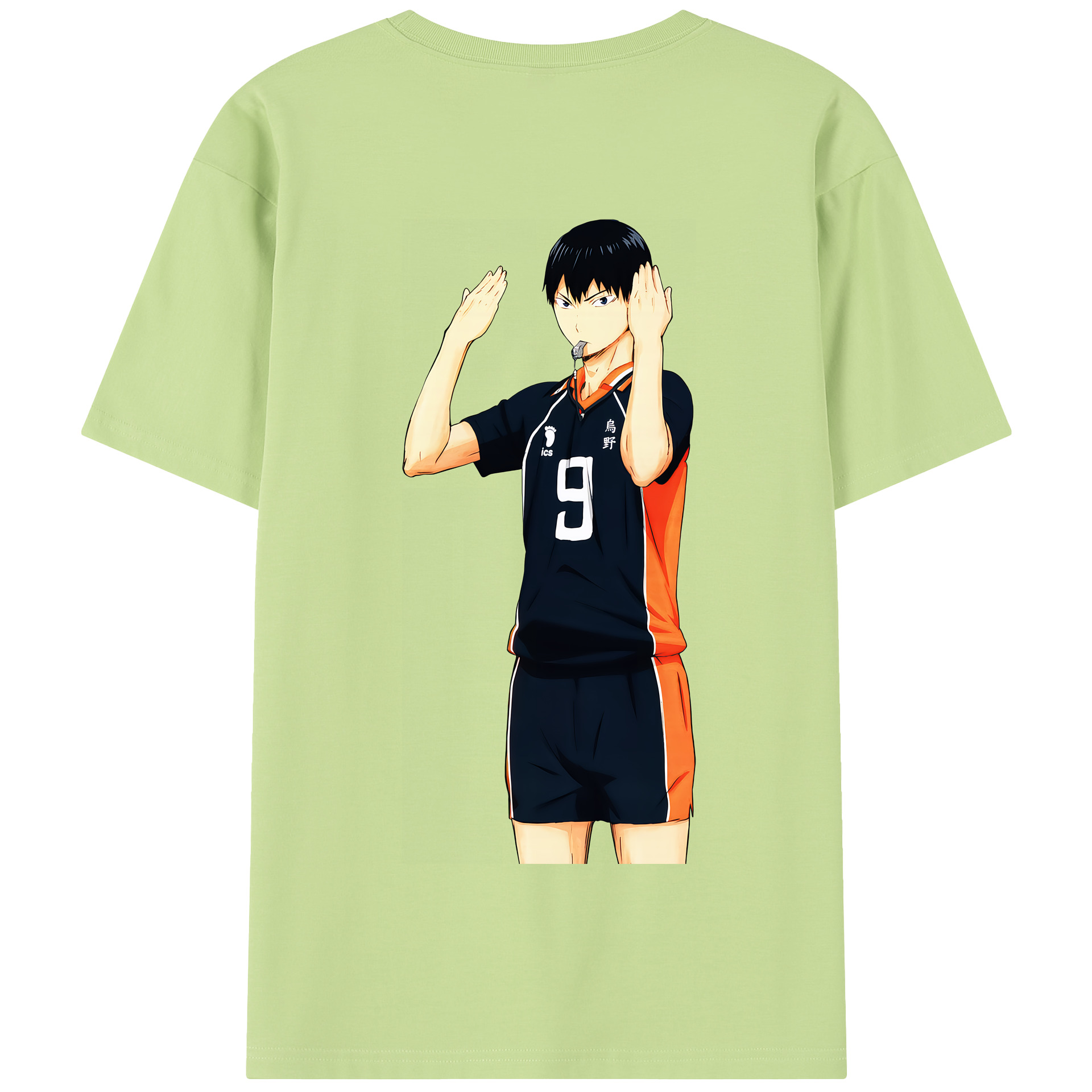 （画像用） ハイキュー!! Haikyu!! 綿100％半袖Tシャツ（背面プリント）